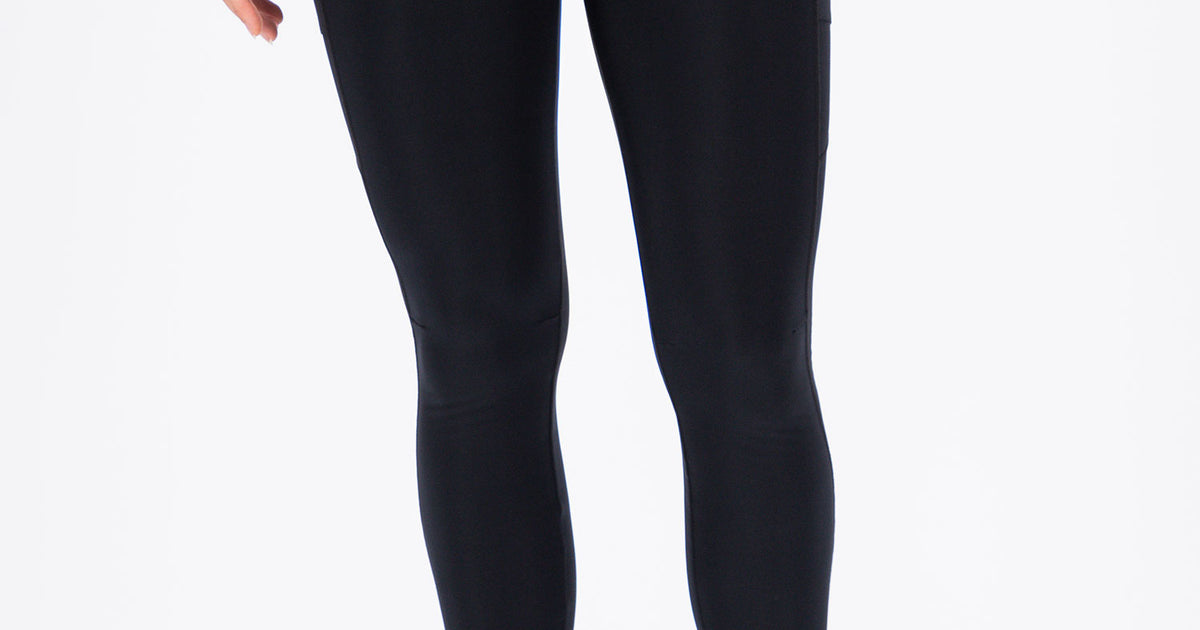 FUSION Womens Hot Long Fleece lined Training Tights - FM Sports